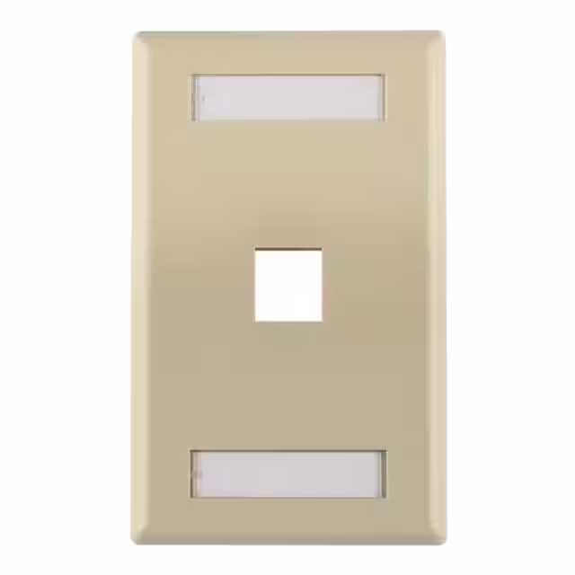 FPISINGLE-I HellermannTyton  Keystone Faceplates Frames